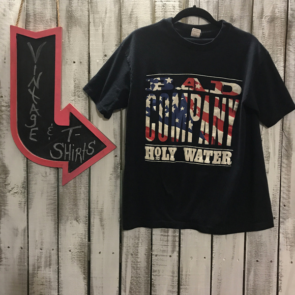 Anvil Other - Vintage Bad Company 1990 Holy Water T-Shirt Sz L